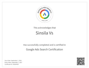 google ads search certified digital marketing analyst in qatar