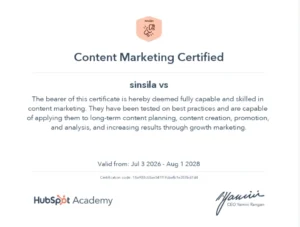 hubspot certified digital marketing expert in qatar